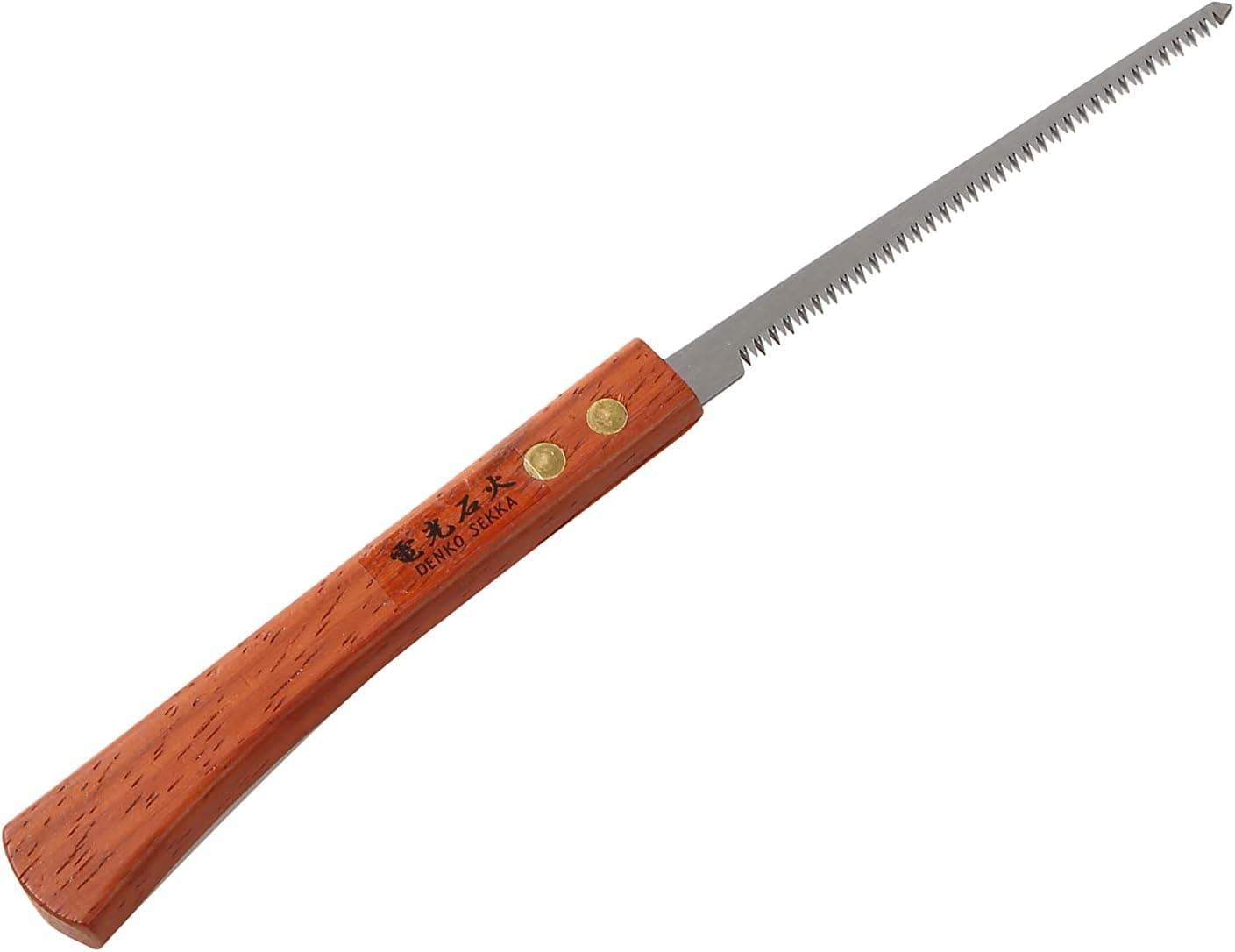 DENKO SEKKA Woodworking Saw Detail Trim Saw Japanese Pull Saw for Wood Craftsmanship,Narrow Blade (Detail Trim Narrow Saw)