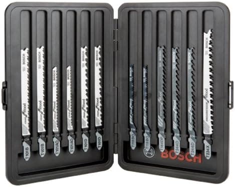 Bosch TW12AL Woodworking JSB 12-piece Promotional Jigsaw Set