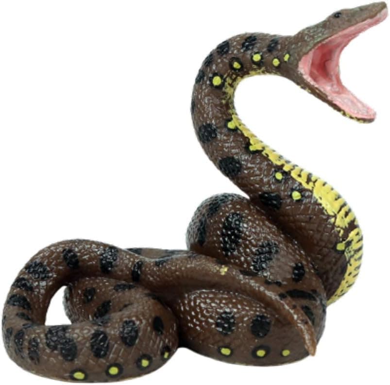 FUNZZY Snake Figurine Realistic Snake Prank Toy Snake Model Prop (8x8x7 cm)