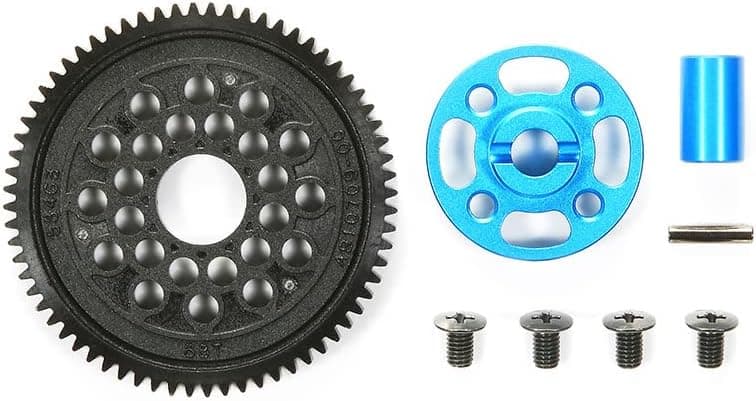 Tamiya TAM54500 54500 Rc TT02 High Speed Gear Set, 68T, Black