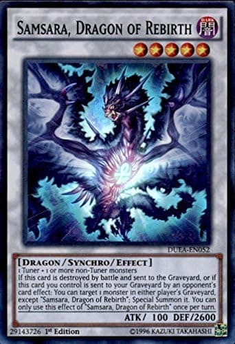 YU-GI-OH! - Samsara, Dragon of Rebirth (DUEA-EN052) - Duelist Alliance - Unlimited Edition - Super Rare