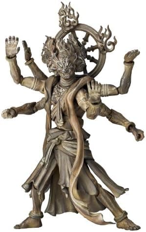 Kaiyodo Takeya Revoltech Action Figure: #003 Ashura Wooden Version