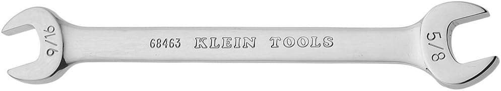 Klein Tools 68463 Open-End Wrench 9/16-Inch, 5/8-Inch Ends