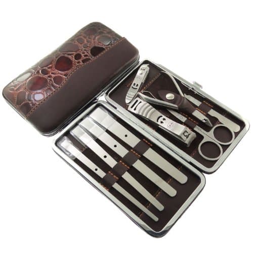 Jin Li stainless steel tool 9 Set nail clippers nail/manicure + pedicure knife