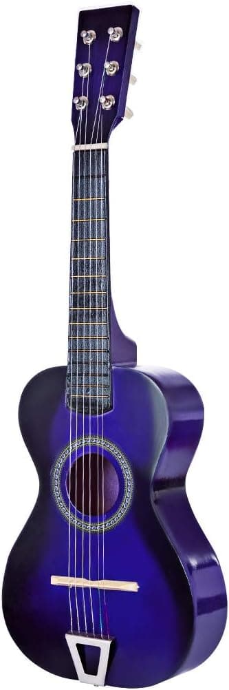 FenglinTech Guitar, 23inch 6 Strings Wooden Acoustic Guitar Musical Instrument Toy for Beginner Boys and Girls