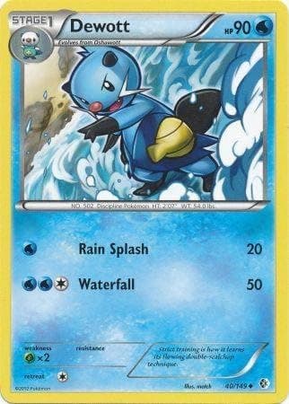 Pokemon - Dewott (40/149) - BW - Boundaries Crossed