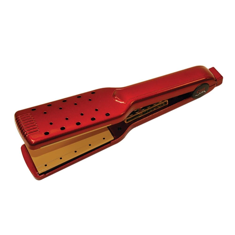 Chi Air Ca1018 Pro Expert Damp To Dry One Step Tourmaline Ceramic Flat Iron 1 1/2 Inch, Fire Red