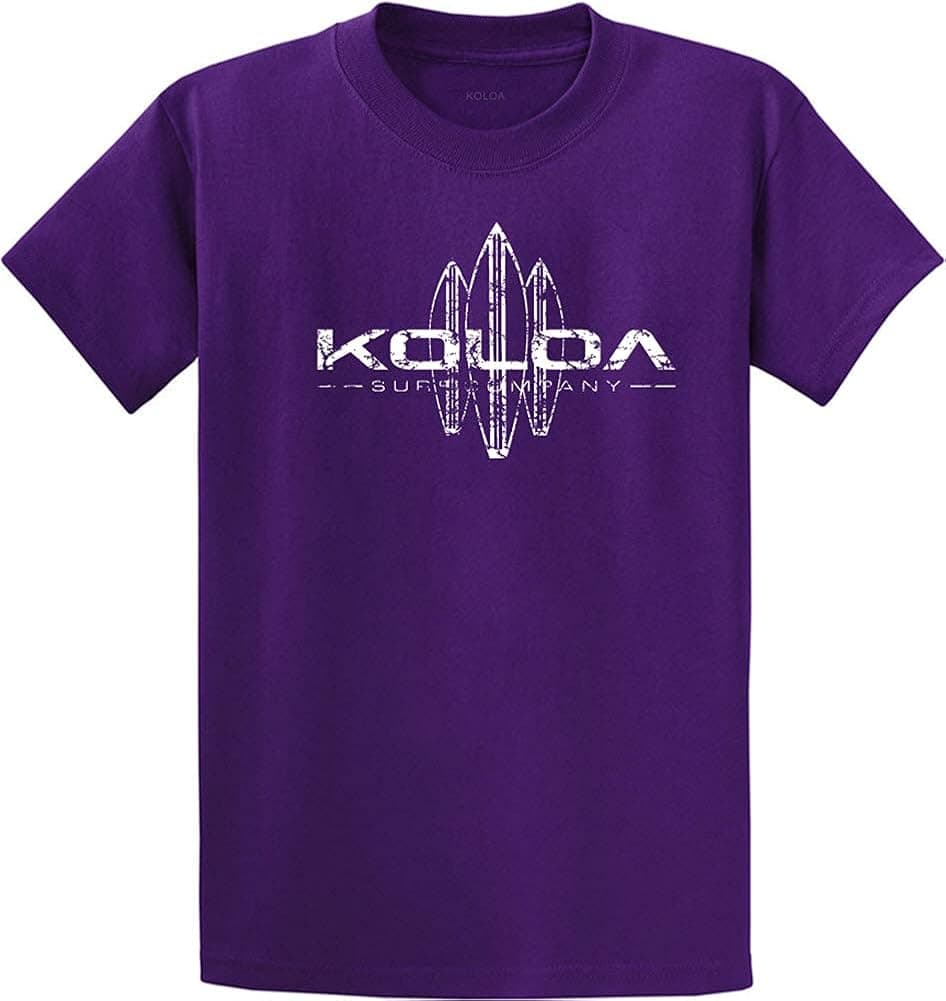 Koloa Vintage Surfboard Logo T-Shirts in Regular, Big and Tall Sizes