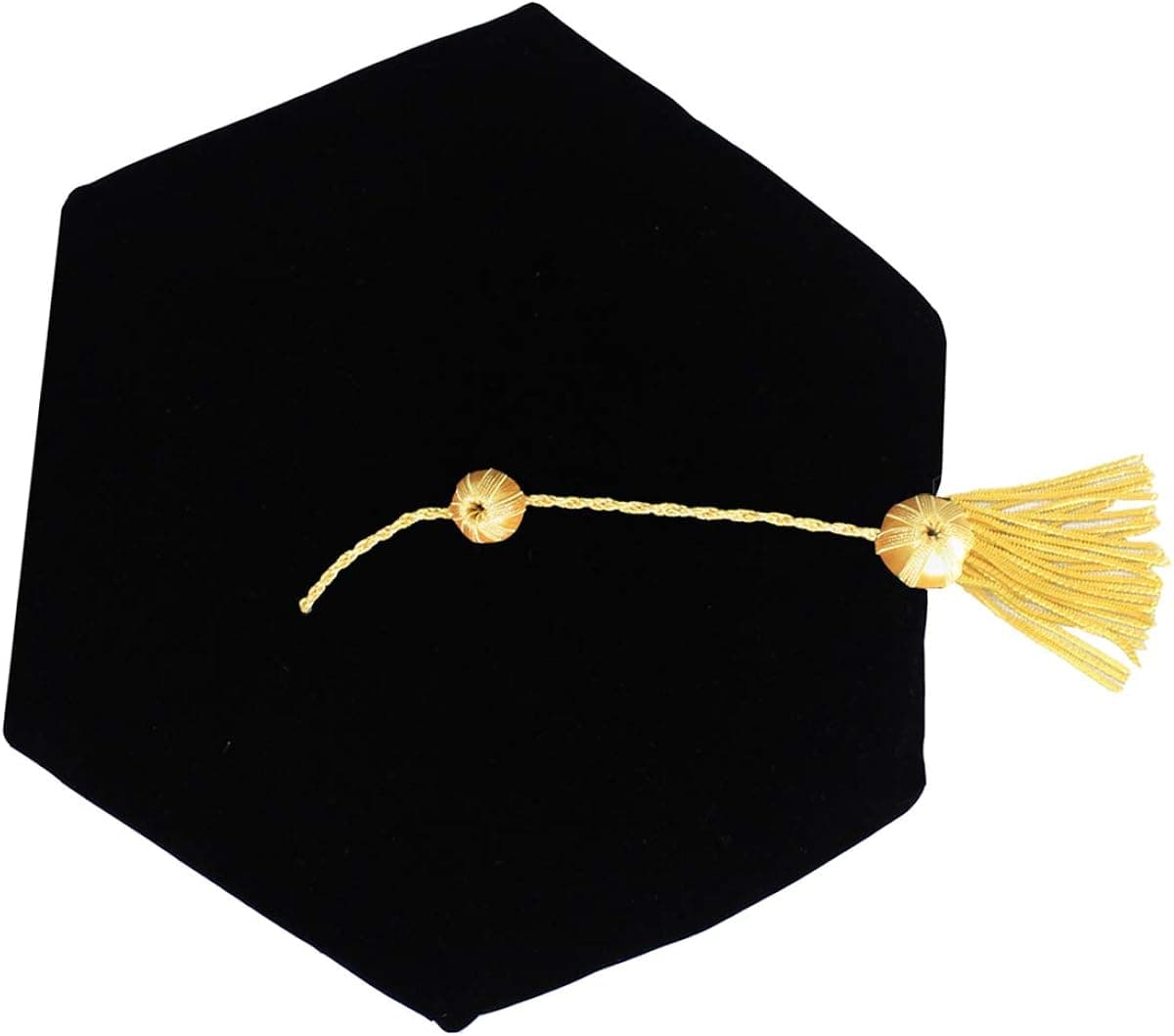 Tnghui Deluxe Doctoral Graduation with Gold Bullion Tassel Traditionally Used for Higher Level Master and Doctorate TNG