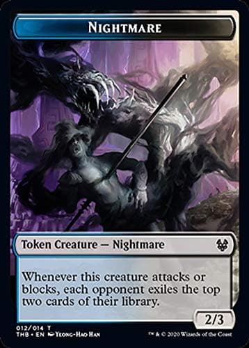 Magic: The Gathering - Nightmare Token - Theros Beyond Death