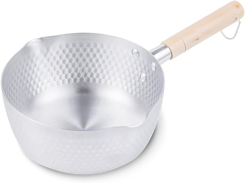 Traditional Japanese Aluminum Yukihira Saucepan (6.3 inch)