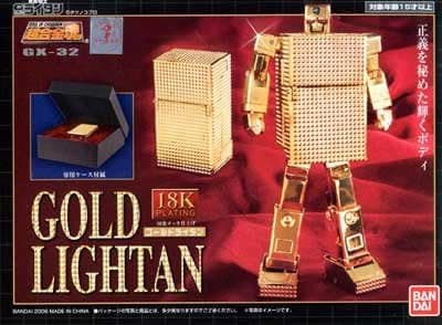 Soul of Chogokin GX-32 Gold Lightan Action Figure