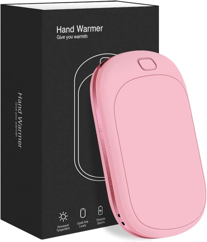 Hand Warmers Rechargeable, Sanlead 5200mAh Electric Portable Pocket Hand Warmer Power Bank, with 4 Heating Modes, Warm Gifts for Women and Men