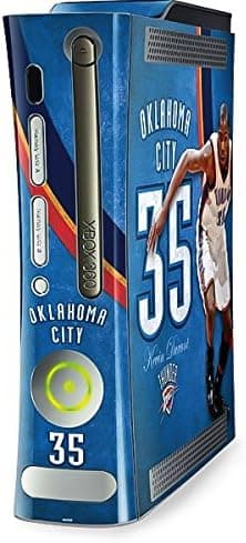 NBA Oklahoma City Thunder Xbox 360 (Includes HDD) Skin - Oklahoma City Thunder Kevin Durant #35 Action Shot Vinyl Decal Skin For Your Xbox 360 (Includes HDD)