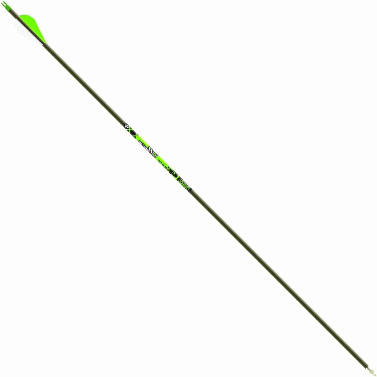 Gold Tip XT Hunter 7595 Arrow with 2-Inch Vane (Black, 34)