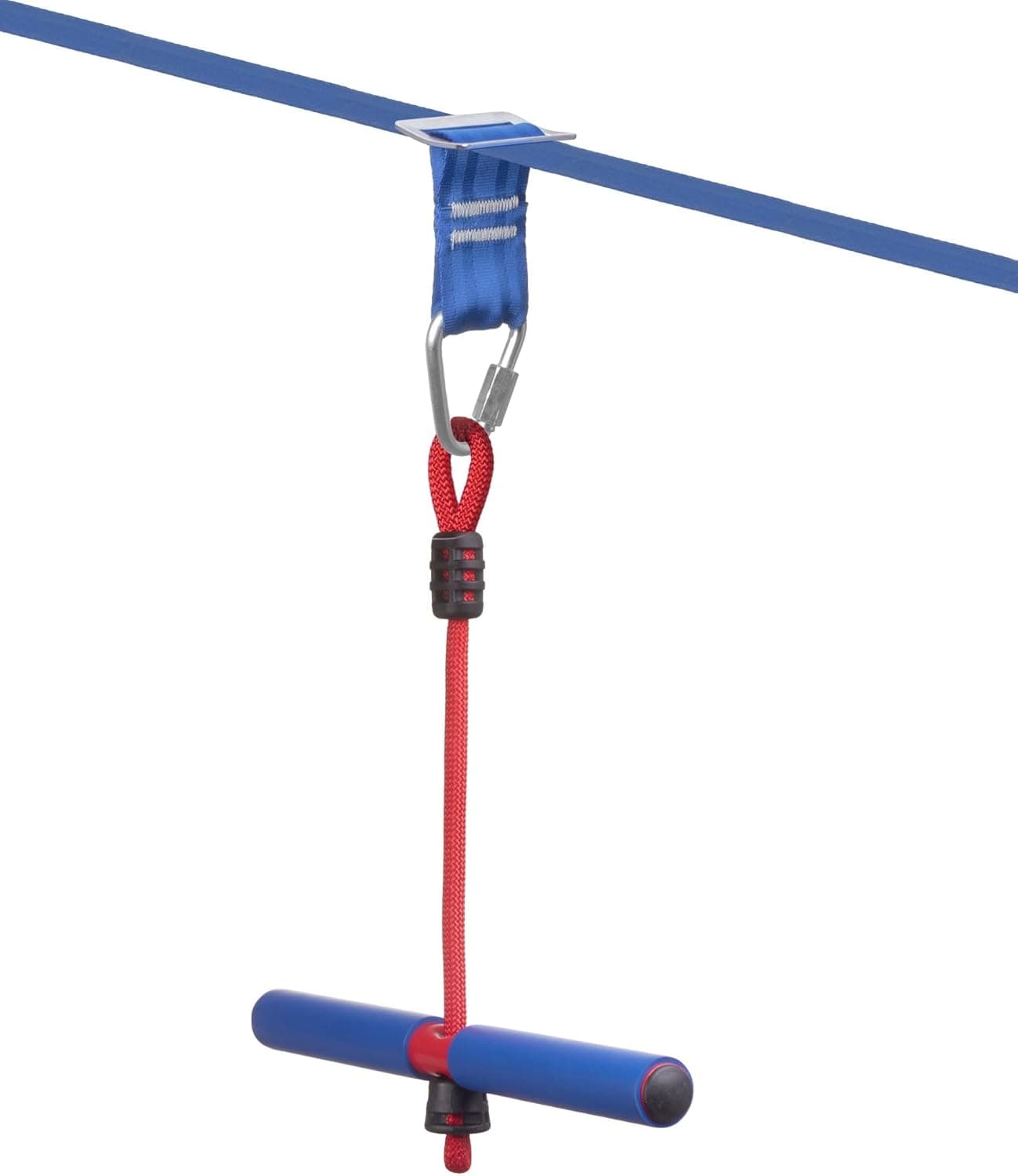 Ninja Warrior Obstacle Course Swing Bar Attachment, Outdoor Playground Accessories for Kids, Jungle Gym Line Training Equipment, Playground Trapeze Swing Set for Ultimate Fun