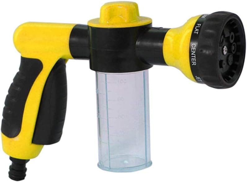 zroven Foam Sprayer Garden Water Hose Foam Nozzle Soap Dispenser Gun for Car Washing Pets Shower Plants Watering Foam Sprayer