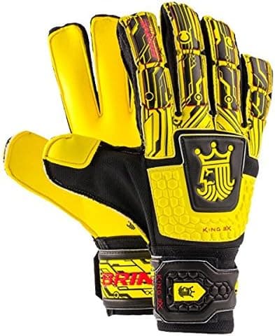 Soccer Goalie Gloves with 2mm back, Backbone Protection, Ventilated Mesh Body & Gussets (Size 5 to Size 10 for Youth AYSO, Club, All-Stars to High School Adults & Above)