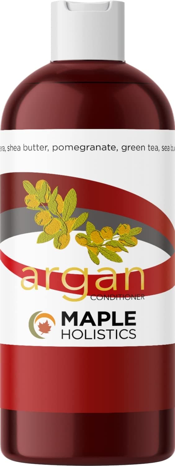 Argan Oil Conditioner for Dry Hair - Nourishing Hair Conditioner for Damaged Dry Hair Infused with Argan Oil of Morocco - Sulfate Free Conditioner for Enhanced Hair Shine Volume and Frizz Control