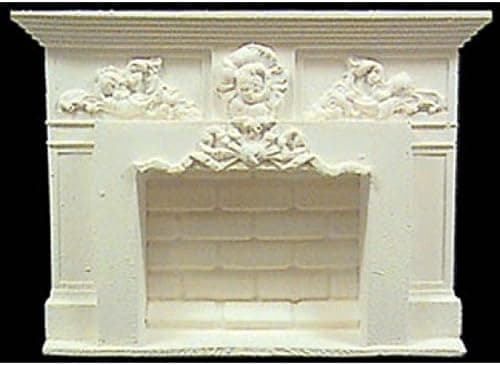 Unique Miniatures Dollhouse Miniature Victorian Fireplace