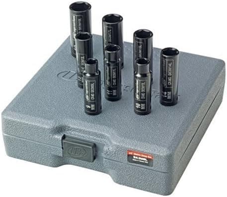 Ingersoll Rand SK3M8L 3/8-Inch Drive 8-Piece Metric Deep Impact Socket Set