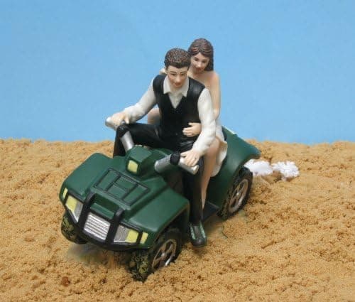 ATV Camo Wedding Cake Topper by Magical Day