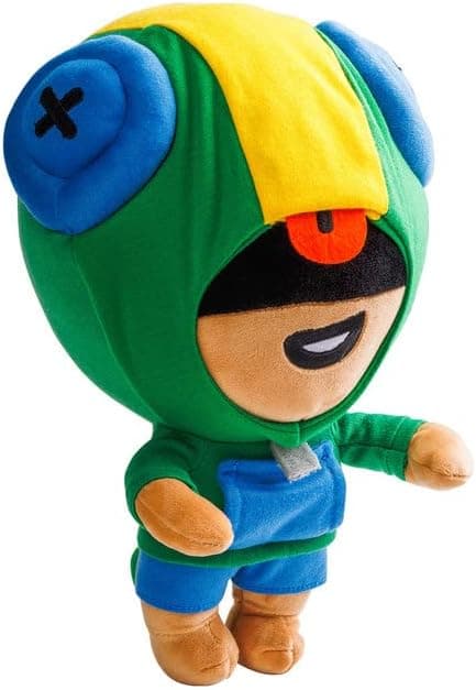 P.M.I. Brawl Stars Plush | 12-Inch-Tall Collectibles | Brawl Stars Plush Toy Doll | Leon Huggable Plush | Brawl Stars Toys Licensed Plush