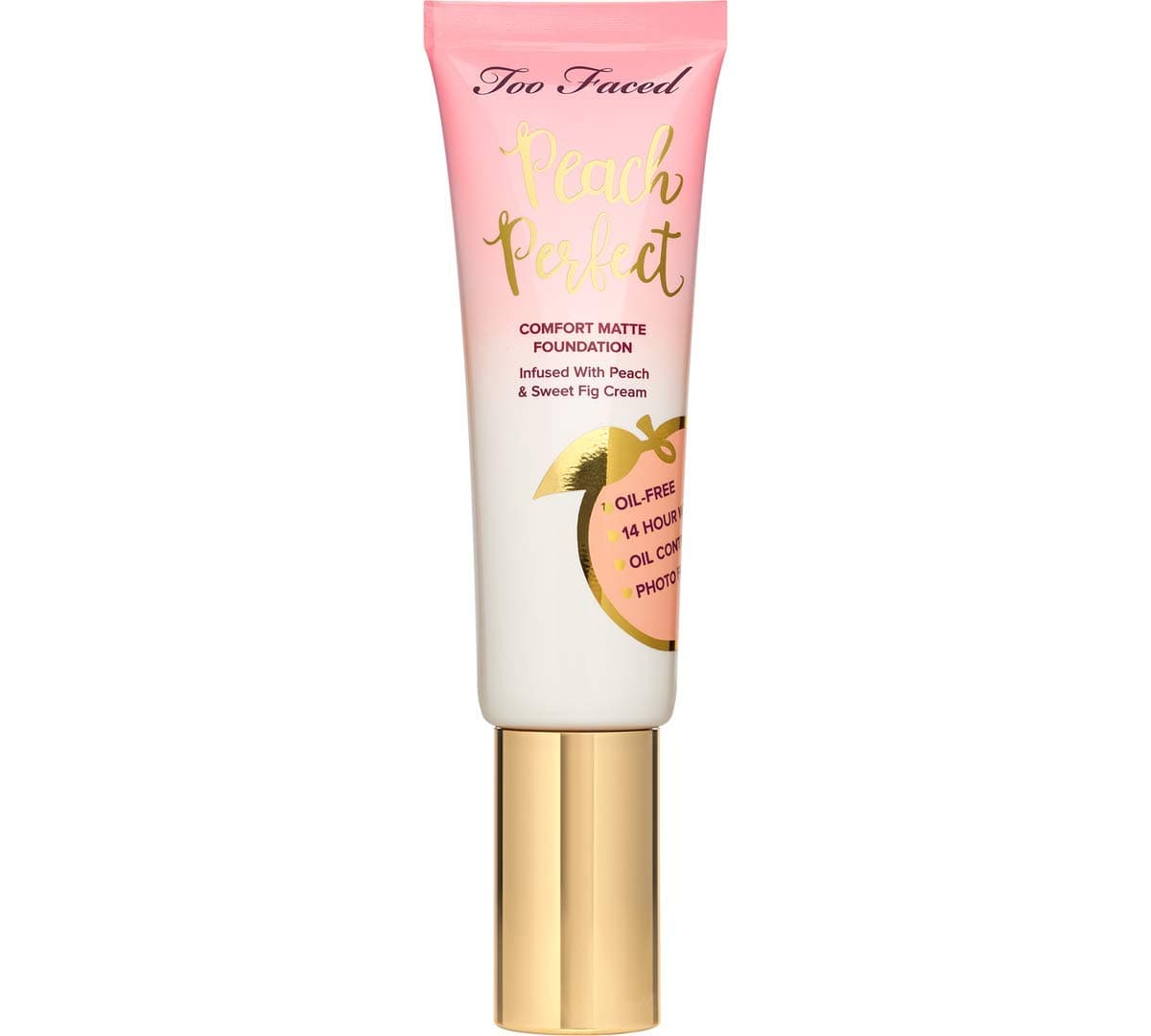 Too Faced Peach Perfect Comfort Matte Foundation WARM SAND 48 ml/1.6 oz