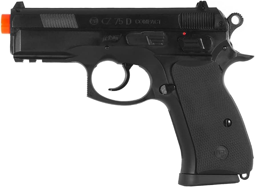 ASG CZ 75D Compact Black 6mm Airsoft Spring Pistol