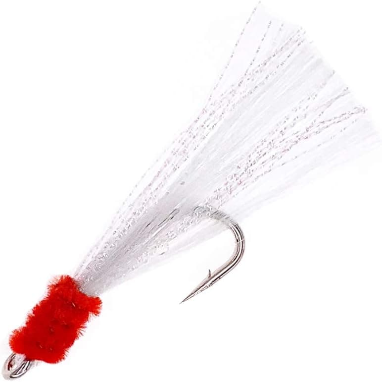 Shrimp Fly - Size 7/0 - White - 6 Packs - 30pcs - Item # 381