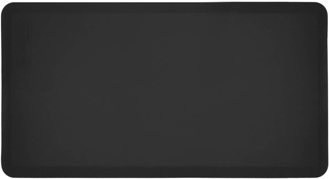Fitness Mat Color: Black, Rug Size: 2'2" x 4'