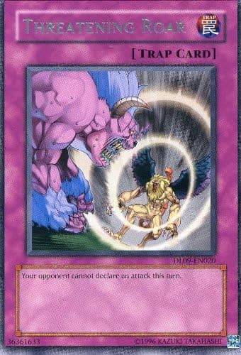 YU-GI-OH! - Threatening Roar - Silver (DL09-EN020) - Duelist League 2010 Prize Cards - DL09 - Unlimited Edition - Rare