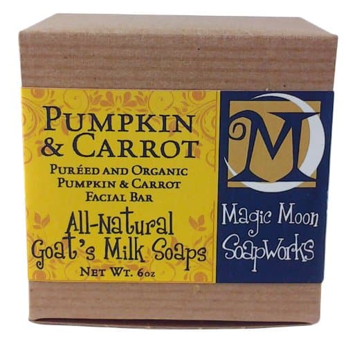 "Pumpkin-Carrot Complexion Bar" Unscented Goat's Milk Soap