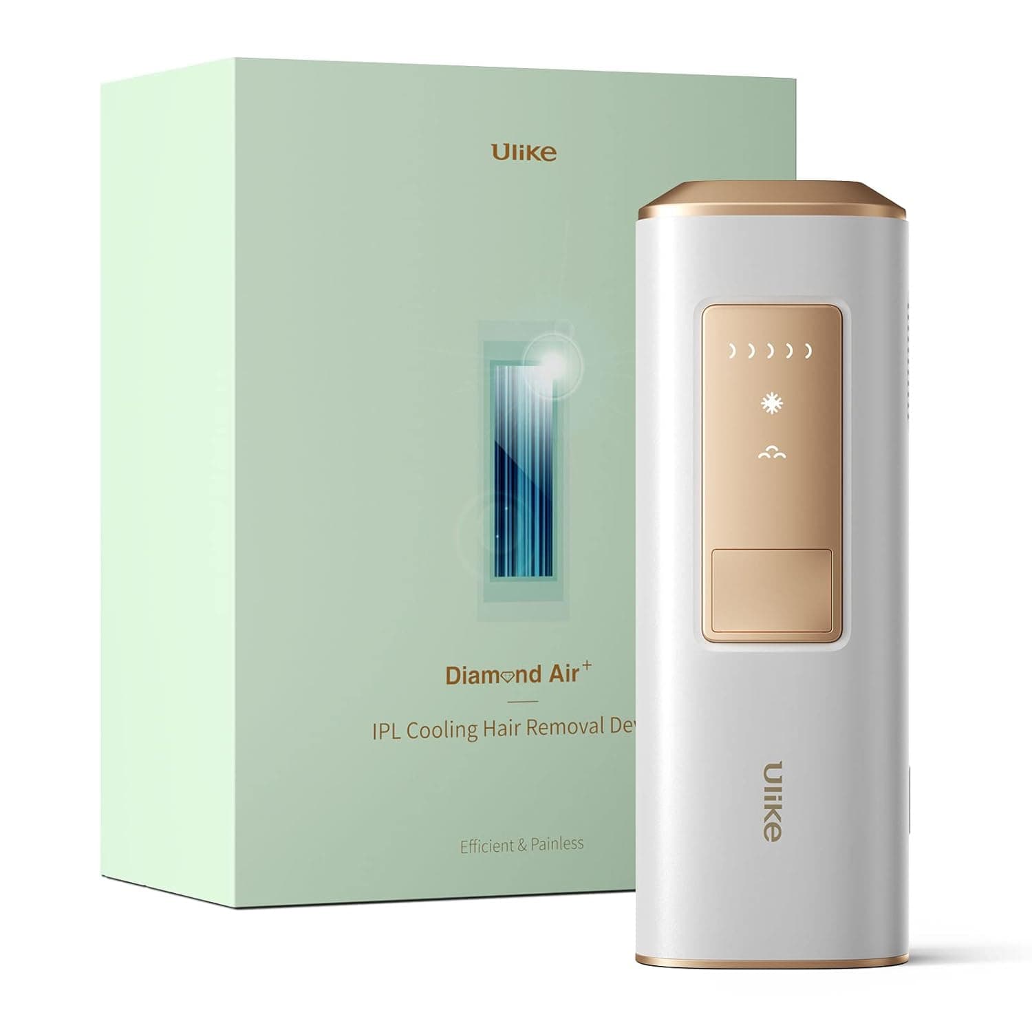 Ulike Laser Hair Removal for Women and Men, Sapphire Air Ice-Cooling Painless IPL Hair Removal for Salon-Level Result at Home, Safe and Long-Lasting Hair Reduction for Body, Face & Bikini