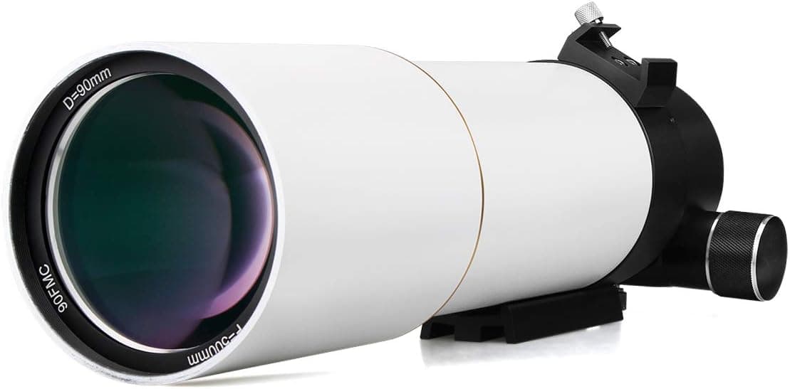 SVBONY SV48 Telescope, 90mm F5.5 Refractor Telescope OTA, Telescope for Adults, for Exceptional Viewing and Astrophotography, with Aluminum Carrying Case