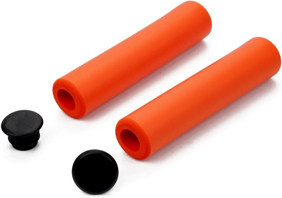 BIKEIN PRO Bike Soft Grips High Density Silicone Sponge Bar Ends MTB Grip Bicycle Parts (1 Pair)
