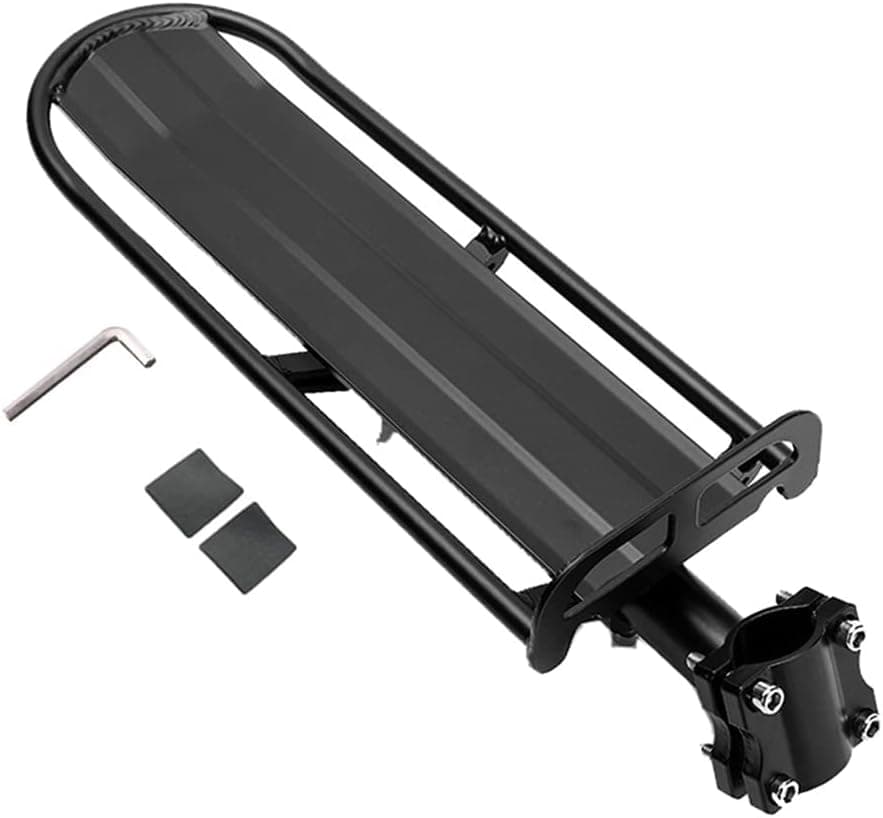 ThreeH Retractable Bike Luggage Cargo Rack Aluminum Alloy Bicycle Pannier Bag Holder Easy to Install BK41