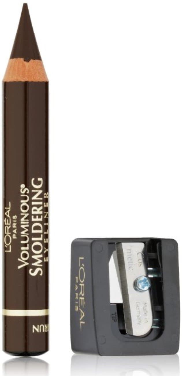 L'Oreal Voluminous Smoldering Liner, Brown [655] 0.087 oz (Pack of 2)