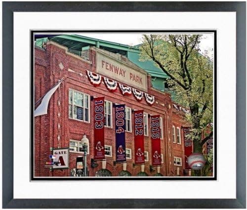 MLB Boston Red Sox Fenway Park Stadium Photo 12.5" x 15.5" Framed