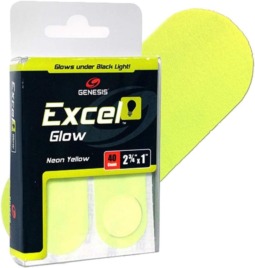 Bowling Excel Glow Performance Tape Neon Yellow - 40 Pieces
