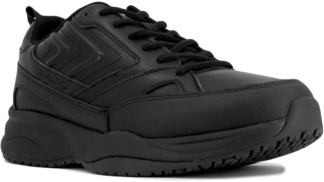 Nautica Men's Non Slip Food Service Work Shoes (Lace-Up/Slip-On)