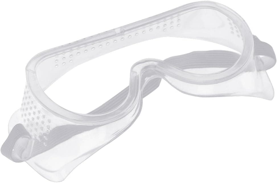TOOGOO(R) Lab Safety Glasses Goggles With Straps Protective Eye wears Clear Glasses for Lab Work Or Outdoor Sports