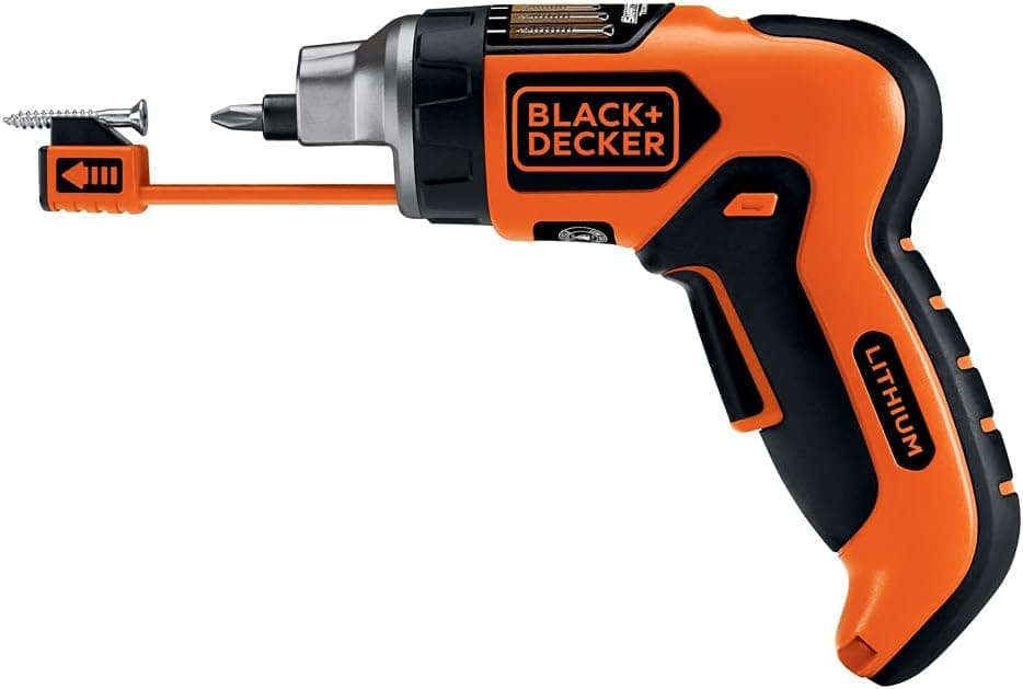 BLACK+DECKER 4V MAX Cordless Screwdriver with Screw Holder, SmartSelect (LI4000)