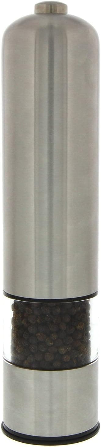 Electric Pepper Mill and Salt Grinder -Stainless Steel Automatic Battery Powered Salt Mill (Pepper Mill)