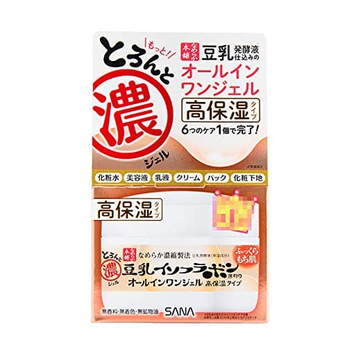 Nameraka Honpo Sana Nameraka 6 In 1 Isoflavone Moisturizing Facial Cream, 100g