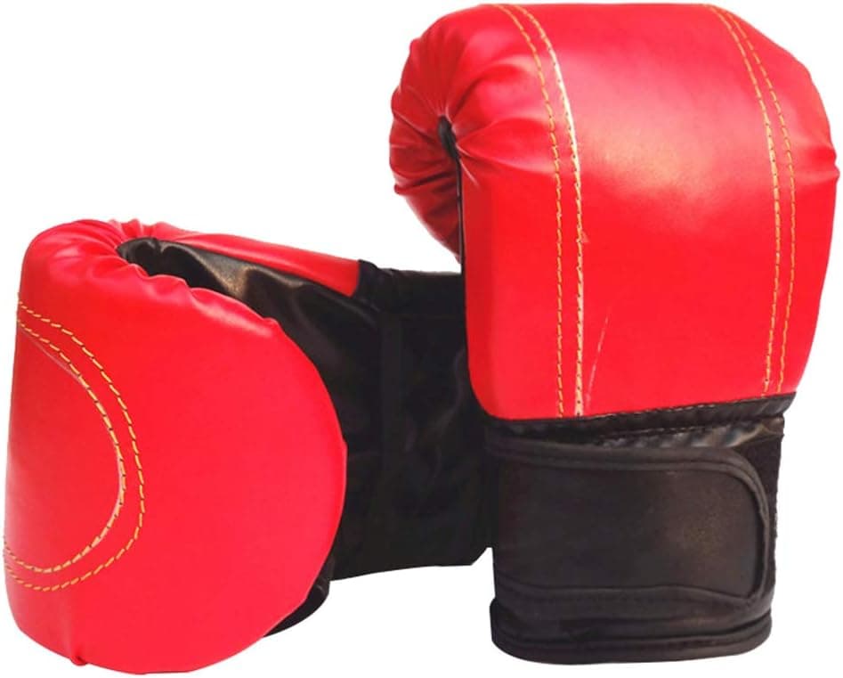 ruiycltd Faux Leather MMA Boxing Muay Thai Sandbag Fight Combat Training Fist Gloves Surprise