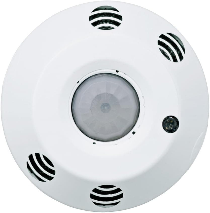 Leviton ODC05-MDW ODC Series 500 Sq. Ft. Multi-Technology Ceiling-Mount Occupancy Sensor, 120-277 Volt, White