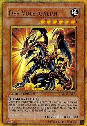 YU-GI-OH! - Des Volstgalph (PGLD-EN061) - Premium Gold - Unlimited Edition - Gold Rare
