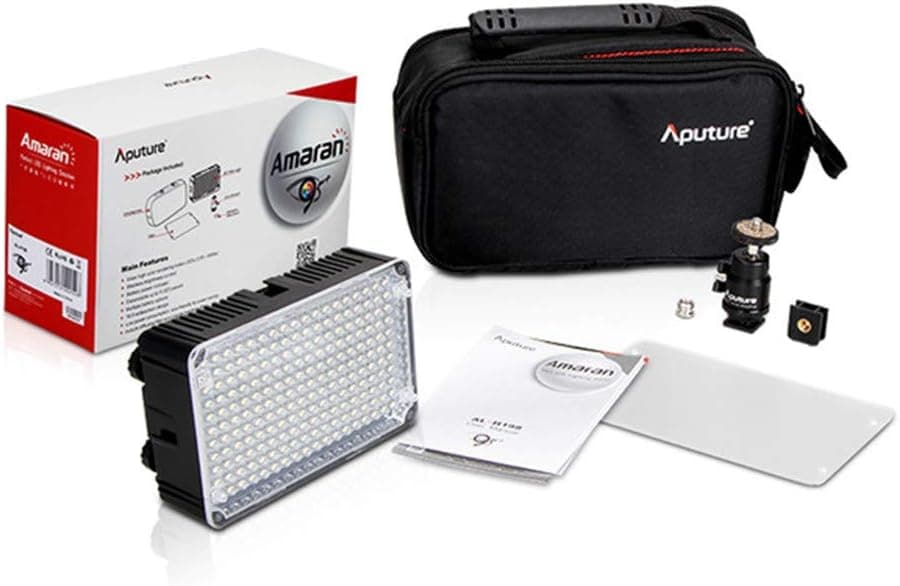 Aputure Amaran AL-H198 High CRI 95+ LED Video Light for Canon Nikon Olympus Camcorder