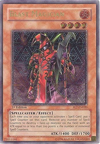 Yu-Gi-Oh! - Blast Magician (FET-EN020) - Flaming Eternity - Unlimited Edition - Ultimate Rare